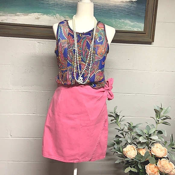 Stuffed Shirt Dresses & Skirts - Vintage Denim Wrap Skirt